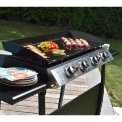 Plancha De Gas VALENCIA - 4 Quemadores 10kW -Barbacoa Bliss Tienda 0dd24e69dcae6a79