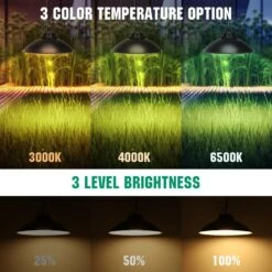 Aigostar Luz Solar Exterior Con Mando A Distancia, 50w 500lm Ip65 9 Aigostar Luz Solar Exterior Con Mando A Distancia, 50w 500lm Ip65 -Barbacoa Bliss Tienda 13b294f1180af73a