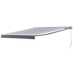 Toldo Manual Gris Rina 3,8 X 3 M