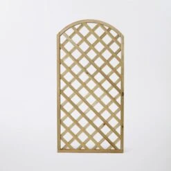 Celosia De Madera Diagonal En Arco 1,80 X 0,90 M