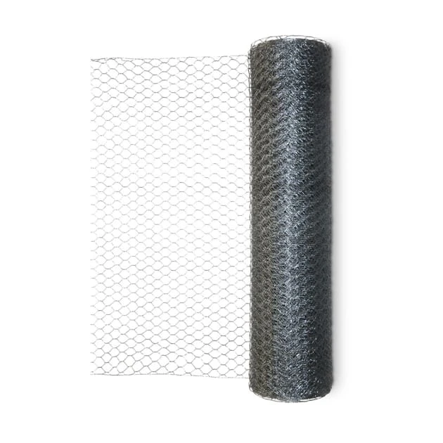 Malla De Triple Torsión Galvanizada 0,5 X 5 M - Hueco 13 X 13 Mm 1 Malla De Triple Torsión Galvanizada 0,5 X 5 M - Hueco 13 X 13 Mm