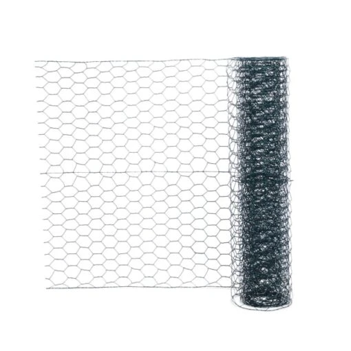 Malla De Triple Torsión Plastificada 0,5 X 10 M - Hueco 13 X 13 Mm -Barbacoa Bliss Tienda 3663602731085 21c BI