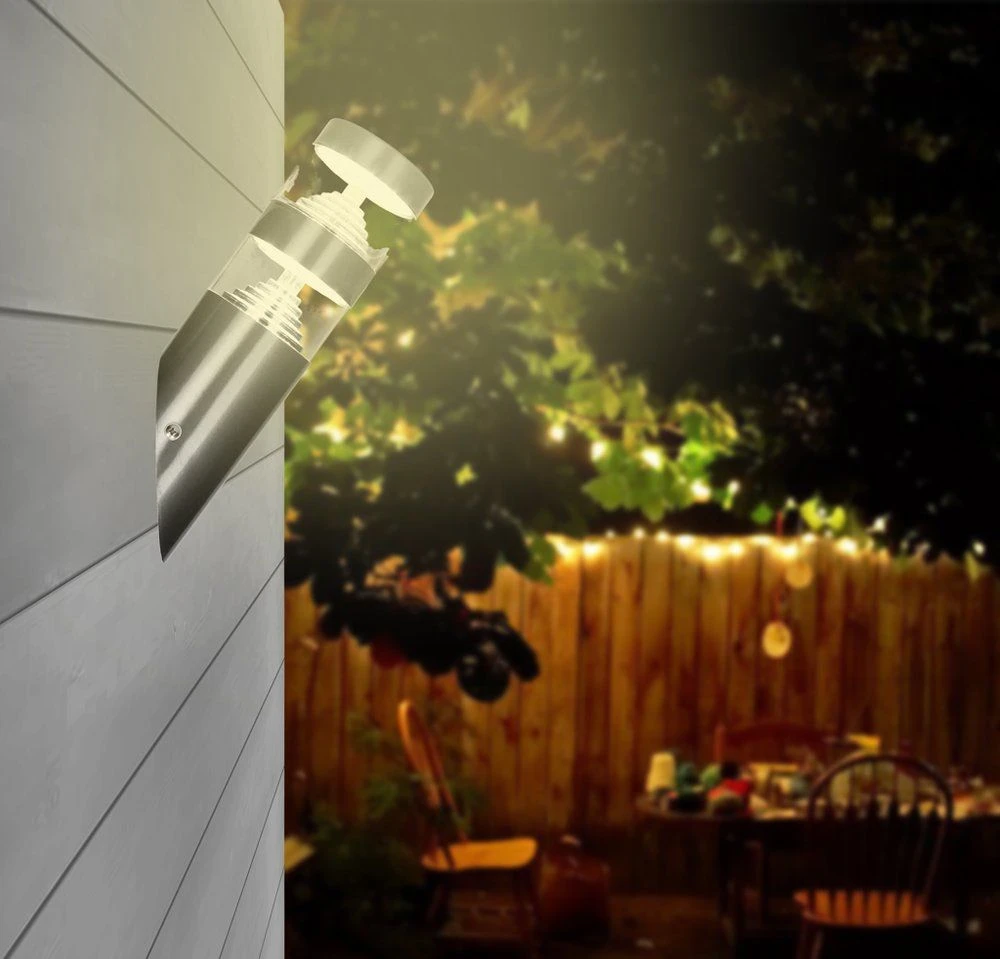 Aplique Exterior Acero Inoxidable 9w 1000lm - Acero Inoxidable 2 Aplique Exterior Acero Inoxidable 9w 1000lm - Acero Inoxidable - Image 2