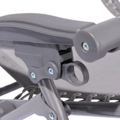 Silla Tumbona De Gravedad Cero Bergama Gris Goodhome 100 Kg -Barbacoa Bliss Tienda 5036581089801 25c BI