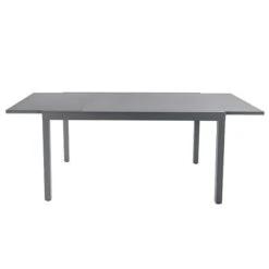 Mesa De Jardín Extensible Gris Moorea 75x90x140/200 Cm -Barbacoa Bliss Tienda 5059340124902 22c bi