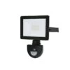 Proyector LED Negro Lucano 10W Sensor