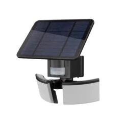 Proyector Solar Doble Cabezal Con Sensor Angeles