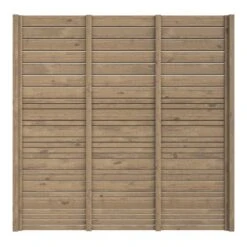 Panel Ocultación Madera Skimia V2 Marrón 180x60 Cm -Barbacoa Bliss Tienda 5059340668918 23c BI