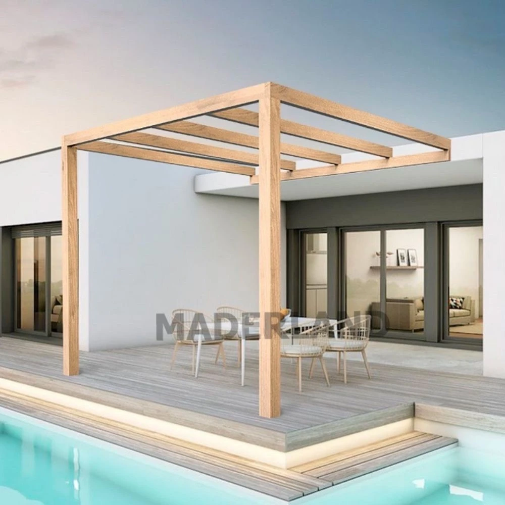 Pérgola Laminada Adosada - BURGOS AD. 600x300cm 1 Pérgola Laminada Adosada - BURGOS AD. 600x300cm