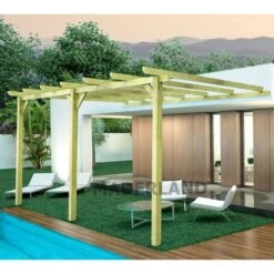 Pérgola Maciza Adosada - OVIEDO AD. 600x420cm