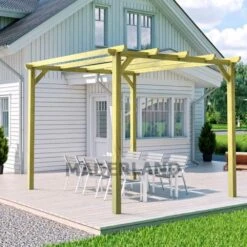 Pérgola Maciza - BARCELONA 600x300cm