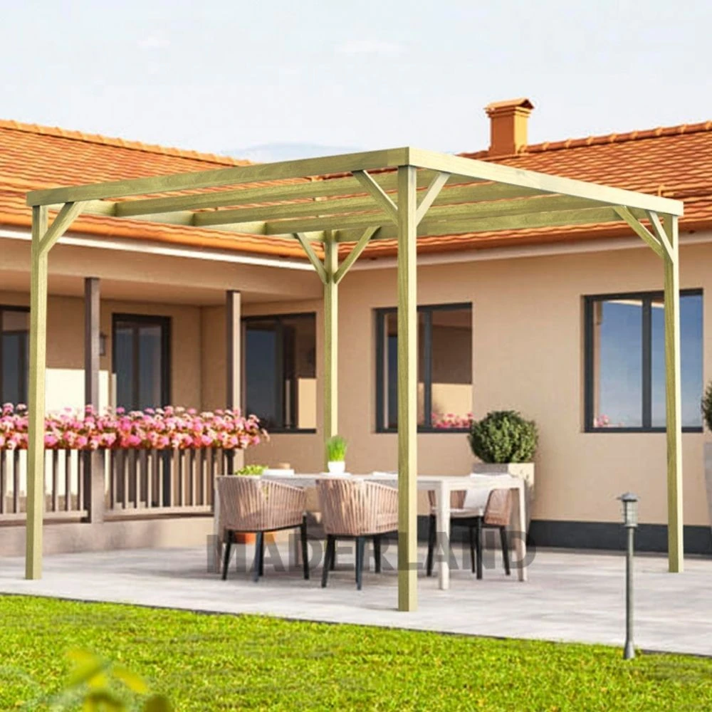 Pérgola Maciza - MATARÓ 510x300cm 1 Pérgola Maciza - MATARÓ 510x300cm