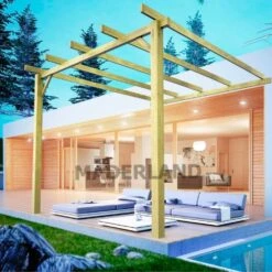 Pérgola Maciza Adosada - HUESCA AD. 600x300cm