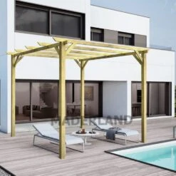 Pérgola Maciza -LEÓN 420x300cm