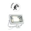 Pack 2X Focos Proyector LED 50W Con Detector De Movimiento PIR Blanco IP44
