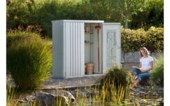 CASETA ARMARIO METALICO BIOHORT 150 COLOR GRIS CUARZO 8 CASETA ARMARIO METALICO BIOHORT 150 COLOR GRIS CUARZO -Barbacoa Bliss Tienda 63896c5481f5c7.65582956