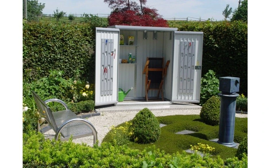 CASETA ARMARIO METALICO BIOHORT 150 COLOR GRIS CUARZO 5 CASETA ARMARIO METALICO BIOHORT 150 COLOR GRIS CUARZO - Image 5