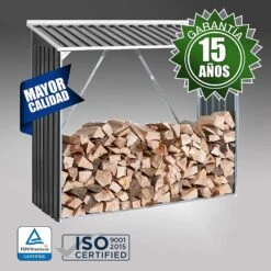 CASETA LEÑERO PARA CASETAS METALICAS DURAMAX GRIS -Barbacoa Bliss Tienda 639ad0e798b457.79403962