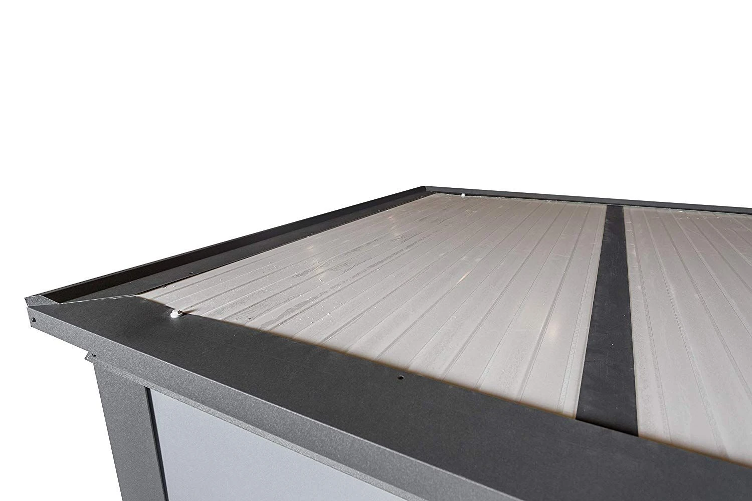 CASETA METALICA JARDIN NOVO HABITAT NH7 CON TERRAZA GRIS CLARO 2 CASETA METALICA JARDIN NOVO HABITAT NH7 CON TERRAZA GRIS CLARO - Image 2