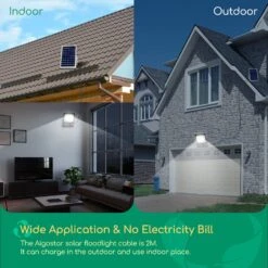 Aigostar Foco Proyector Led Solar Con Mando A Distancia，50w，6500k Ip66，2m -Barbacoa Bliss Tienda 6a64875de0654e41