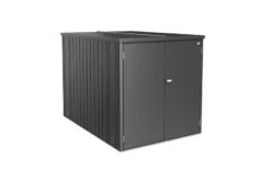 BAUL ARCON METALICO MINIGARAJE BIOHORT JARDIN GRIS OSCURO -Barbacoa Bliss Tienda 75e184971f67ef9b