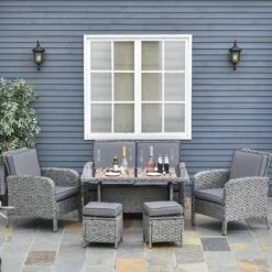 Conjunto De Mueble Outsunny 860-136