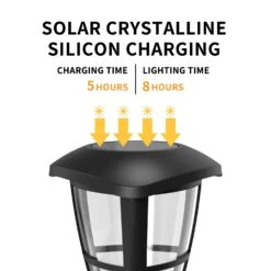 Aigostar Luces Solares Jardín 12 Pack, IP44, 6500K, L95*W95*H338mm -Barbacoa Bliss Tienda 83edb6ea3fac6c26