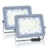 Aigostar Focos LED Exterior 30W, 4000K 2450LM, IP65, 2 Piezas