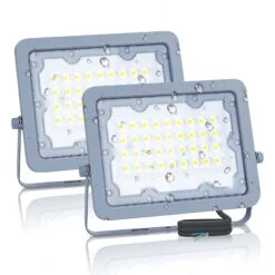 Aigostar Focos LED Exterior 30W, 4000K 2450LM, IP65, 2 Piezas