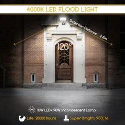 Aigostar 10W Foco LED Con Sensor Movimiento ,900LM IP65, 4000K -Barbacoa Bliss Tienda 9c2f080c7538dd4b