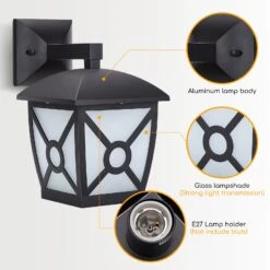 Aigostar Aplique Pared Exterior,GU10 Antracita Aluminio Up Down Lámpara -Barbacoa Bliss Tienda b9412994d79c12bc