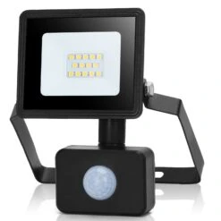 Aigostar 10W Foco LED Con Sensor Movimiento ,900LM IP65, 4000K