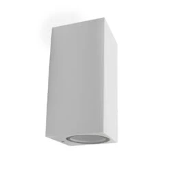 Aplique De Pared Exterior 2 Luces Classic Rectangular Blanco 2xGU10 IP44 Wonderlamp -Barbacoa Bliss Tienda e16757faad6c4e39