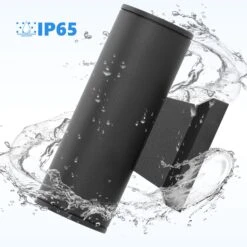 Aplique Pared Exterior, IP65, Negro, Aigostar -Barbacoa Bliss Tienda f439a4358e00f918